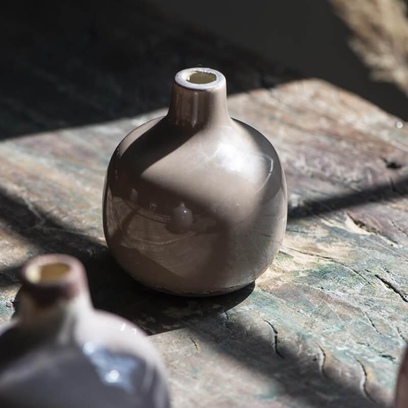 Keramikvase Mini Tunis Erde