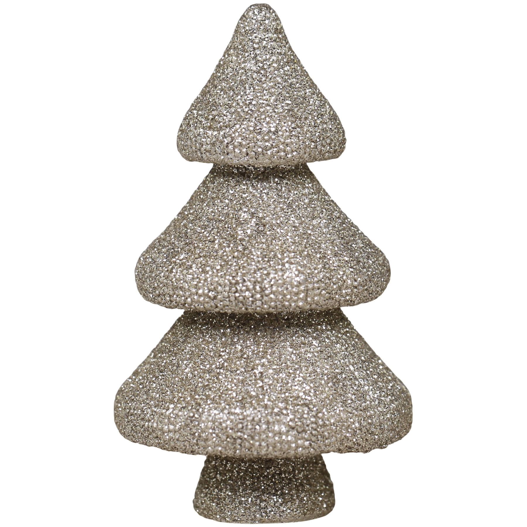 Weihnachtsbaum mit Glitzer Champagne