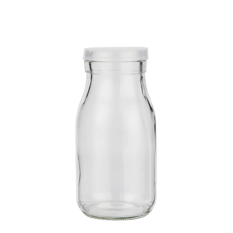 Glasflasche mit Plastikdeckel 210ml