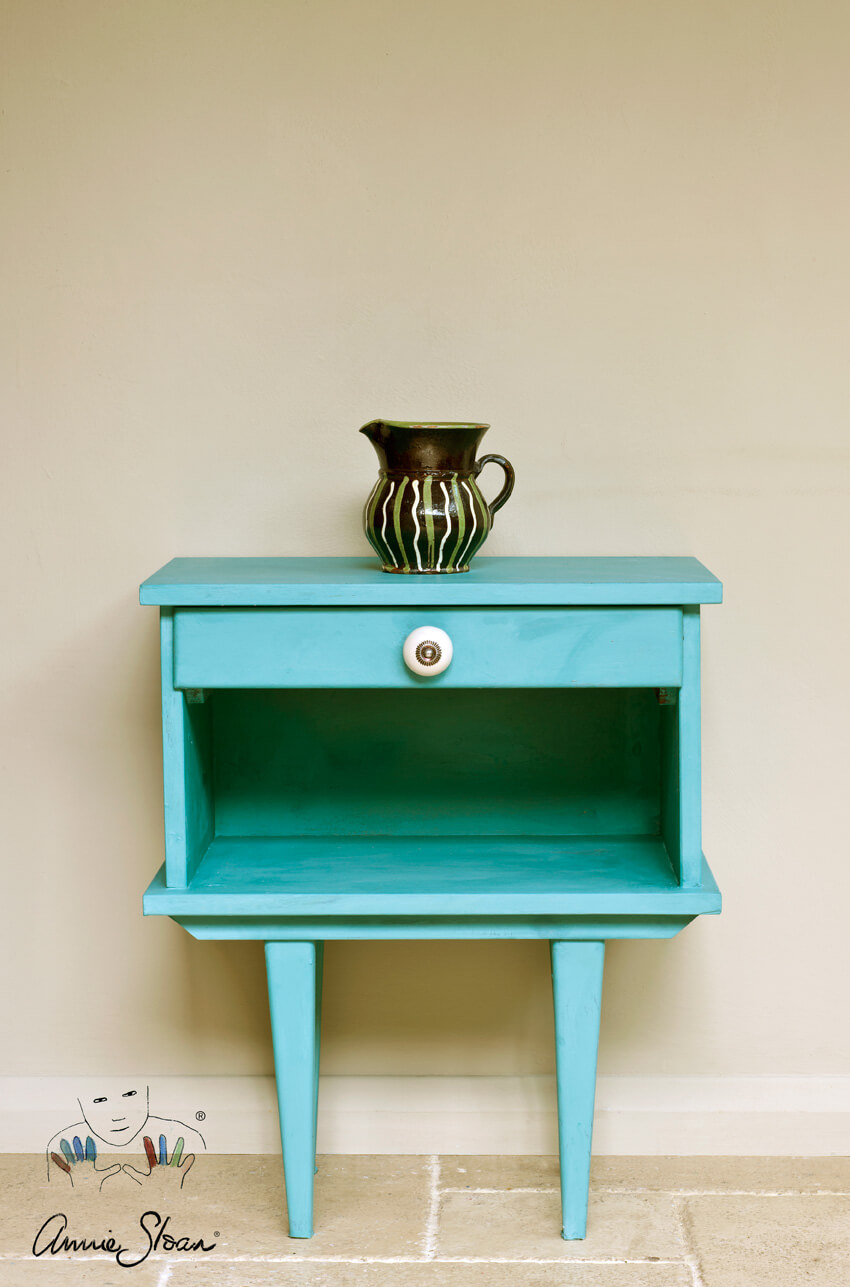 Retro-Möbel in Provence Chalk Paint von Annie Sloan 