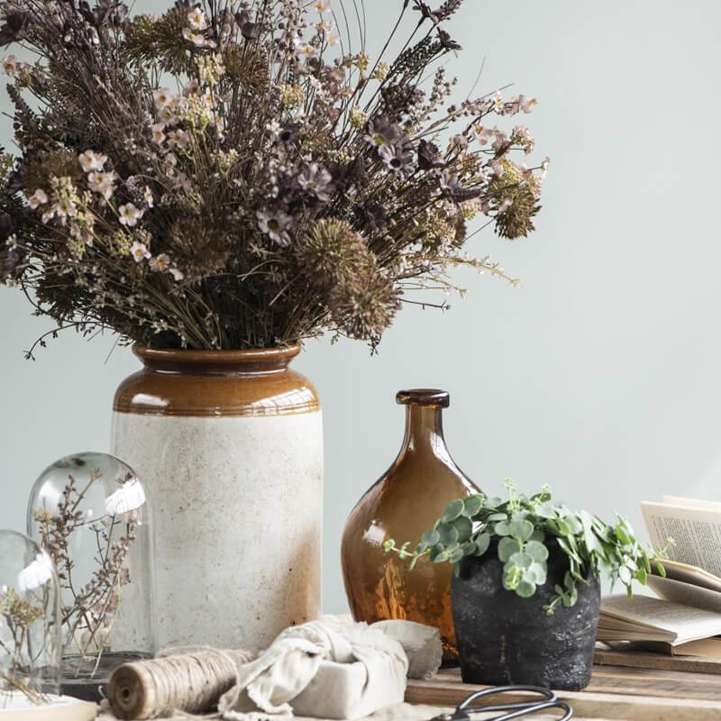 Vintage Blumenvase | Keramik Blumentopf