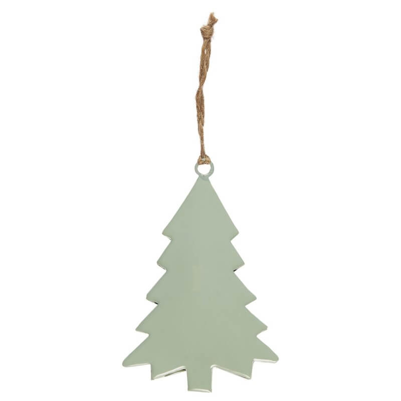 Tannenbaum Anhänger Metall Grün