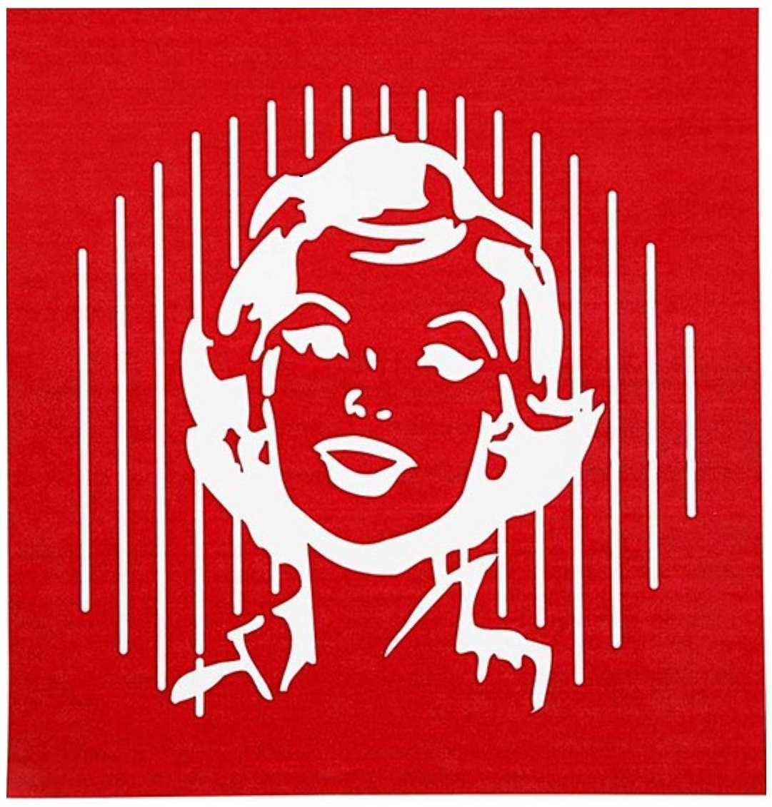 Siebdruck-Schablone Marilyn