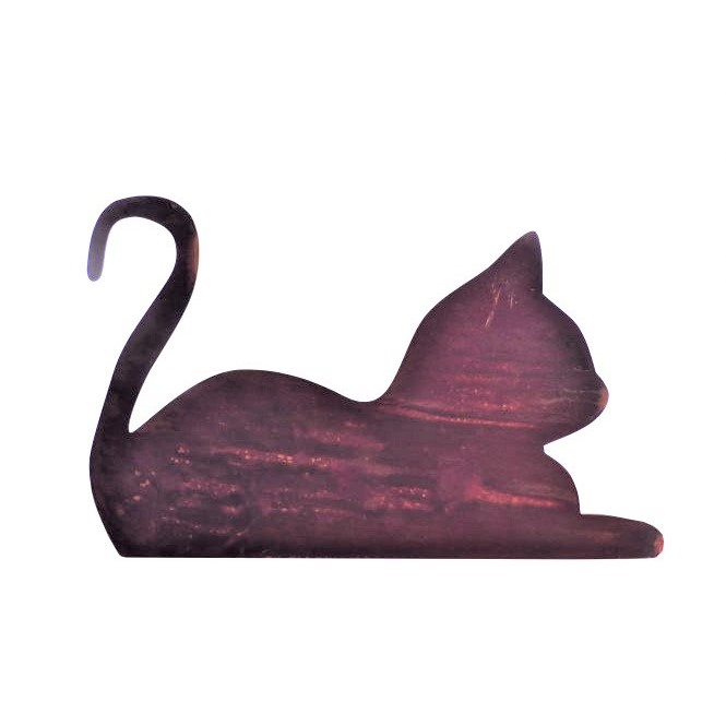 Rostdeko Kantenhocker Katze