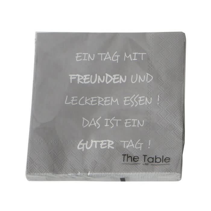 Papierservietten Guter Tag