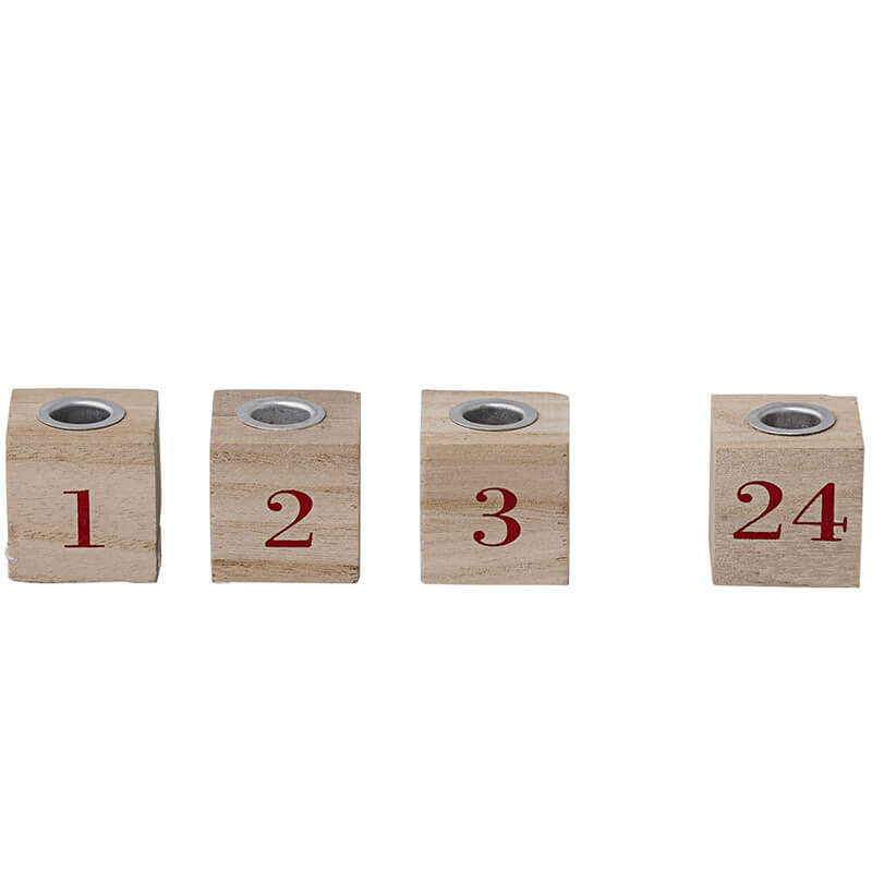 Kerzenhalter Adventskalender 1-24