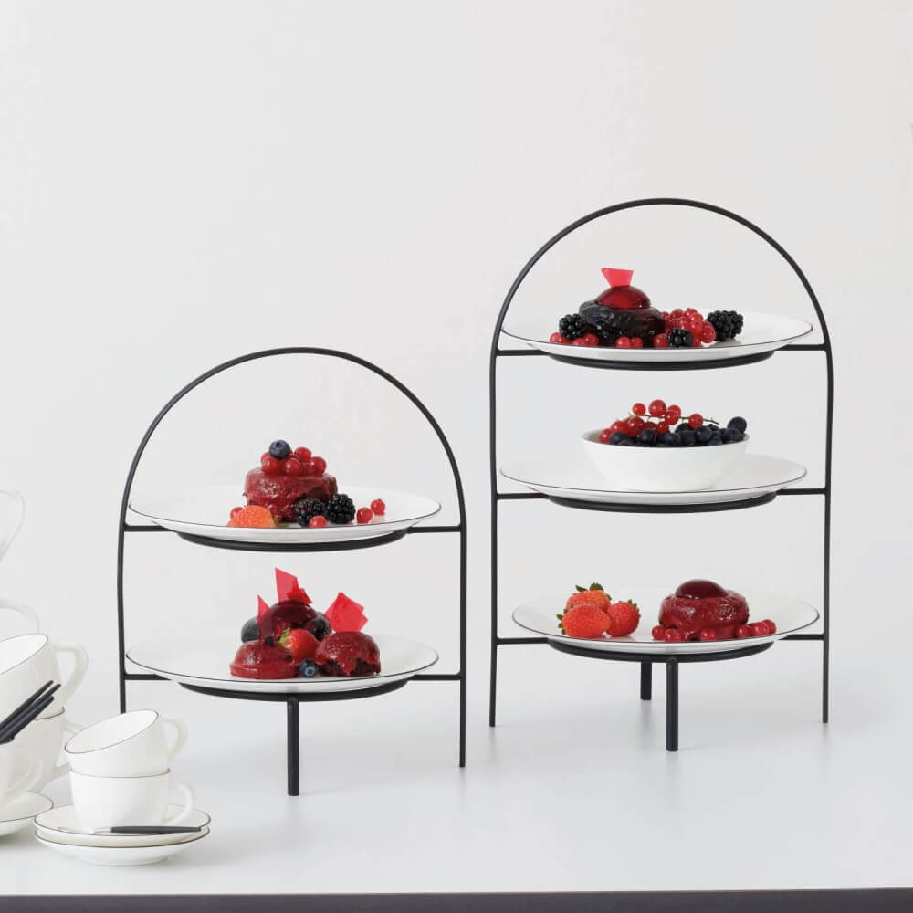 Etagere Ligne Noir 2-Stufig