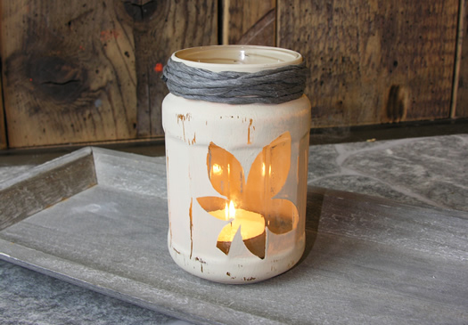 Shabby Chic Windlicht