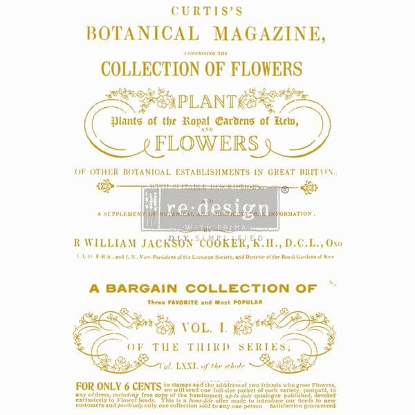 Dekor Transferfolie Flower Collector