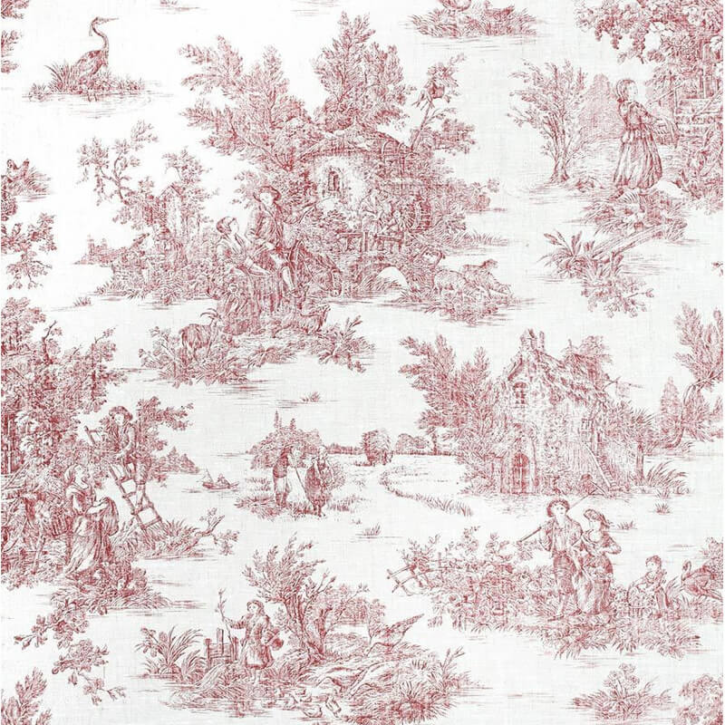 Stoff Pastorelle Linen Toile