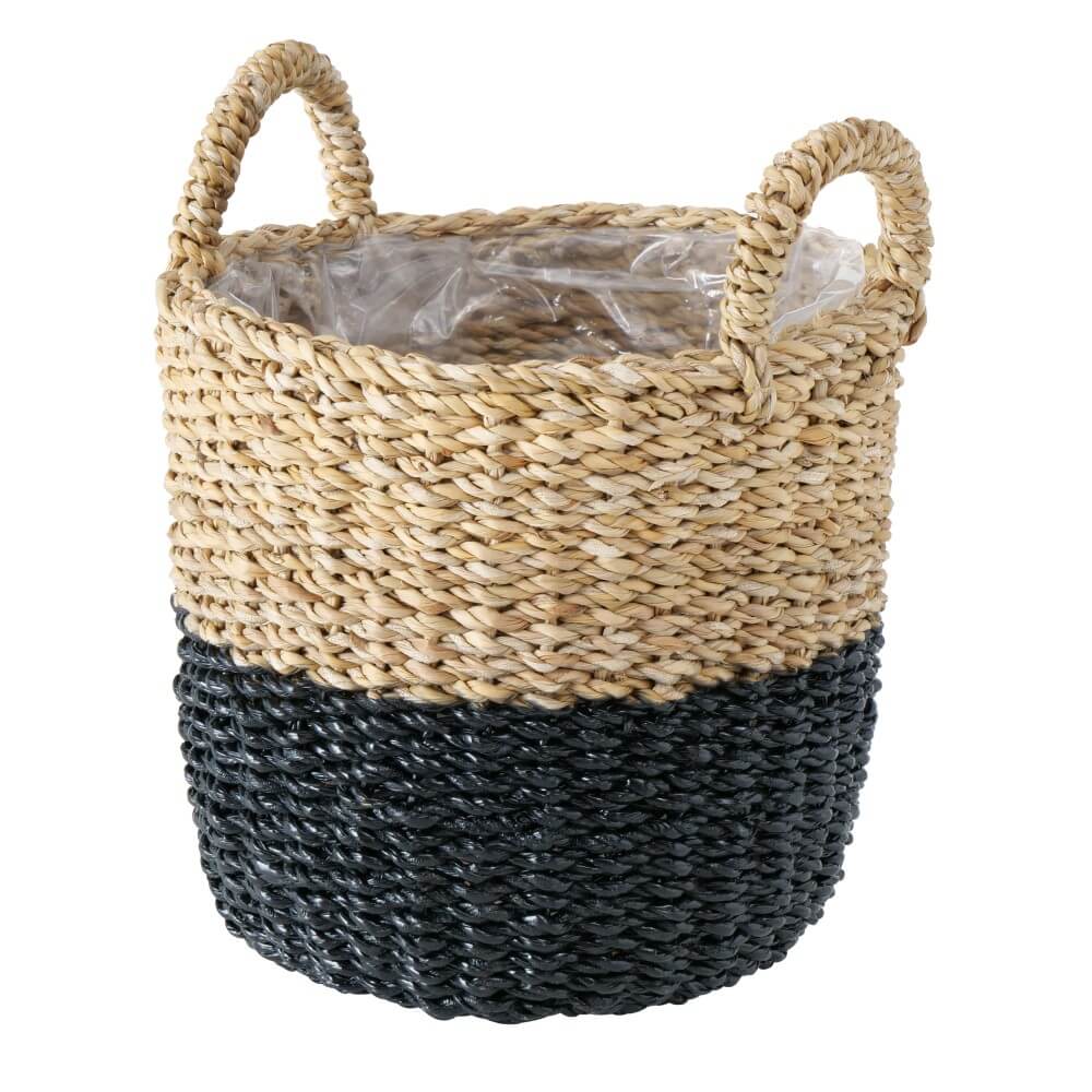 Übertopf Rattan geflochten gross