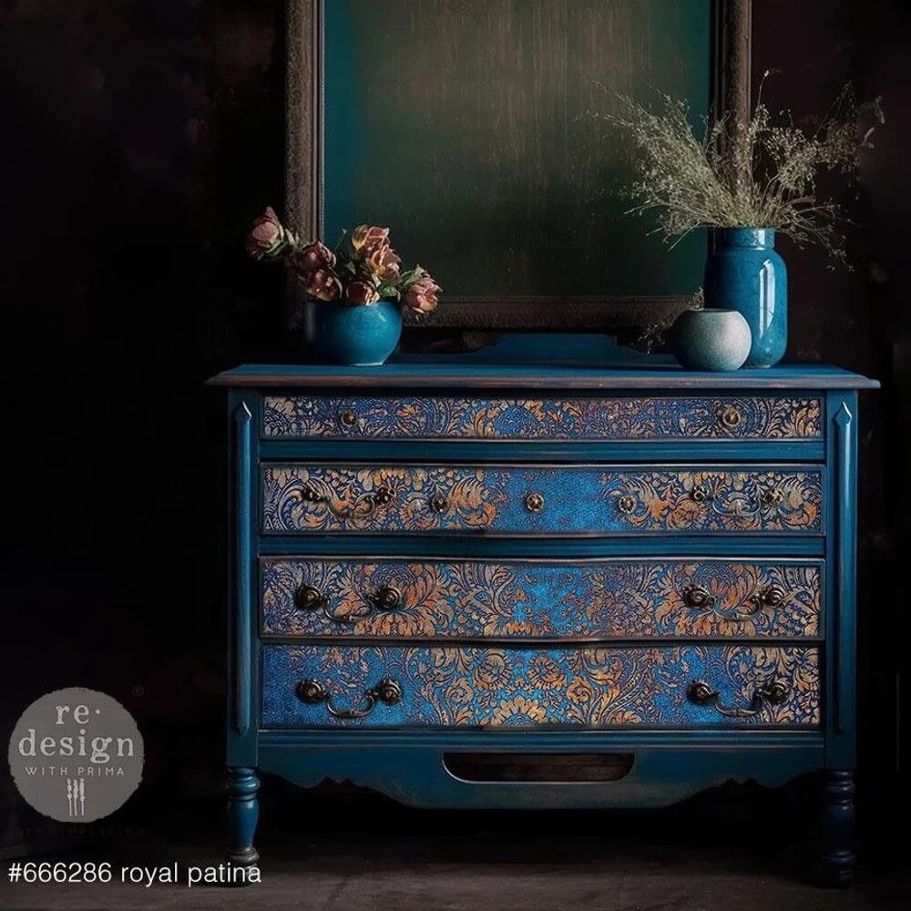 Découpage Faserpapier Royal Patina