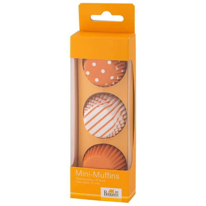 Mini Muffin Papierförmchen Colour Kitchen Orange