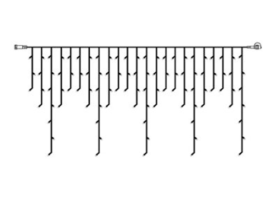 System 24 Lichtervorhang Icicle 2m