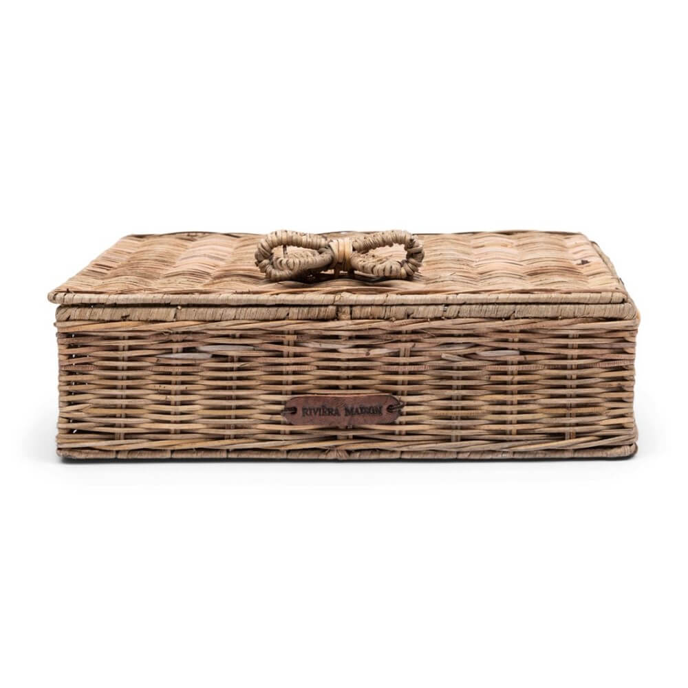 Rattan Teebeutel Box Rue du Bac