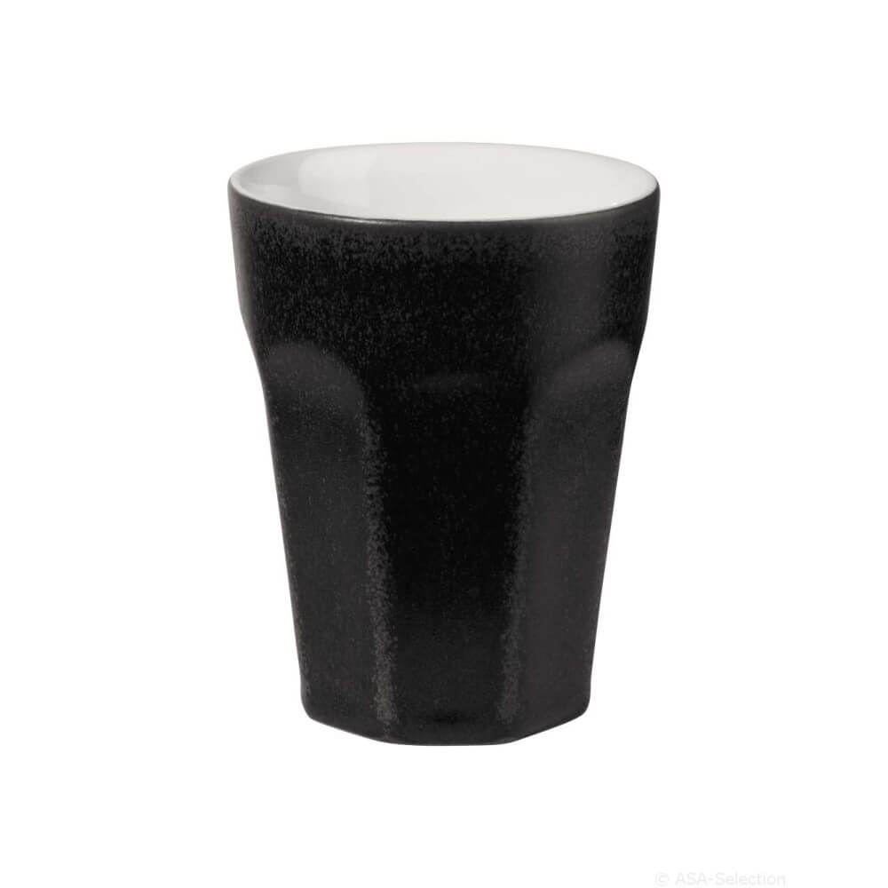 Becher Espresso  ti amo Black Iron