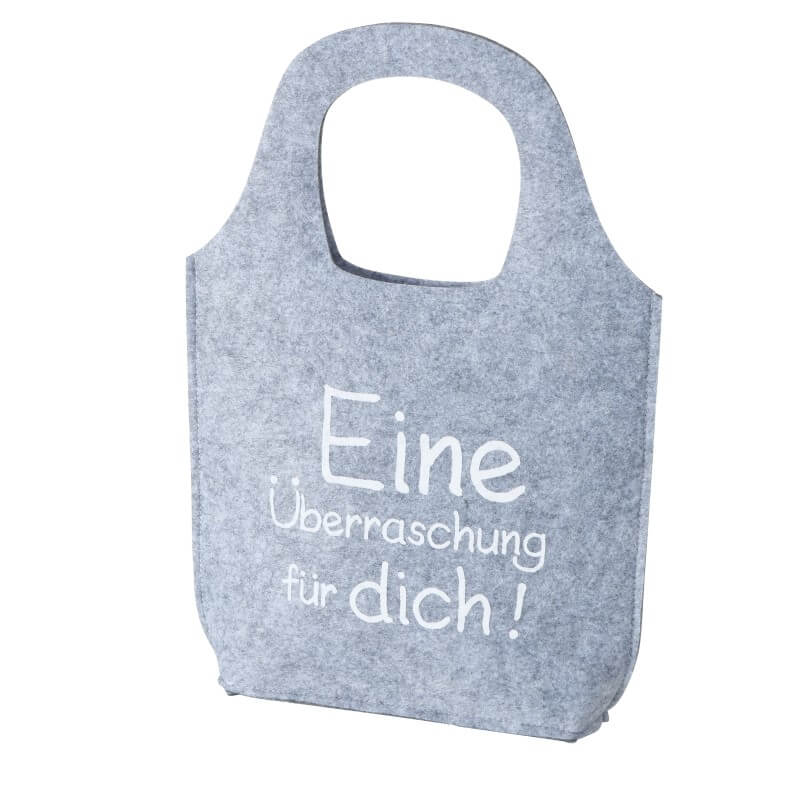 Geschenktüte Filz Überraschung für dich