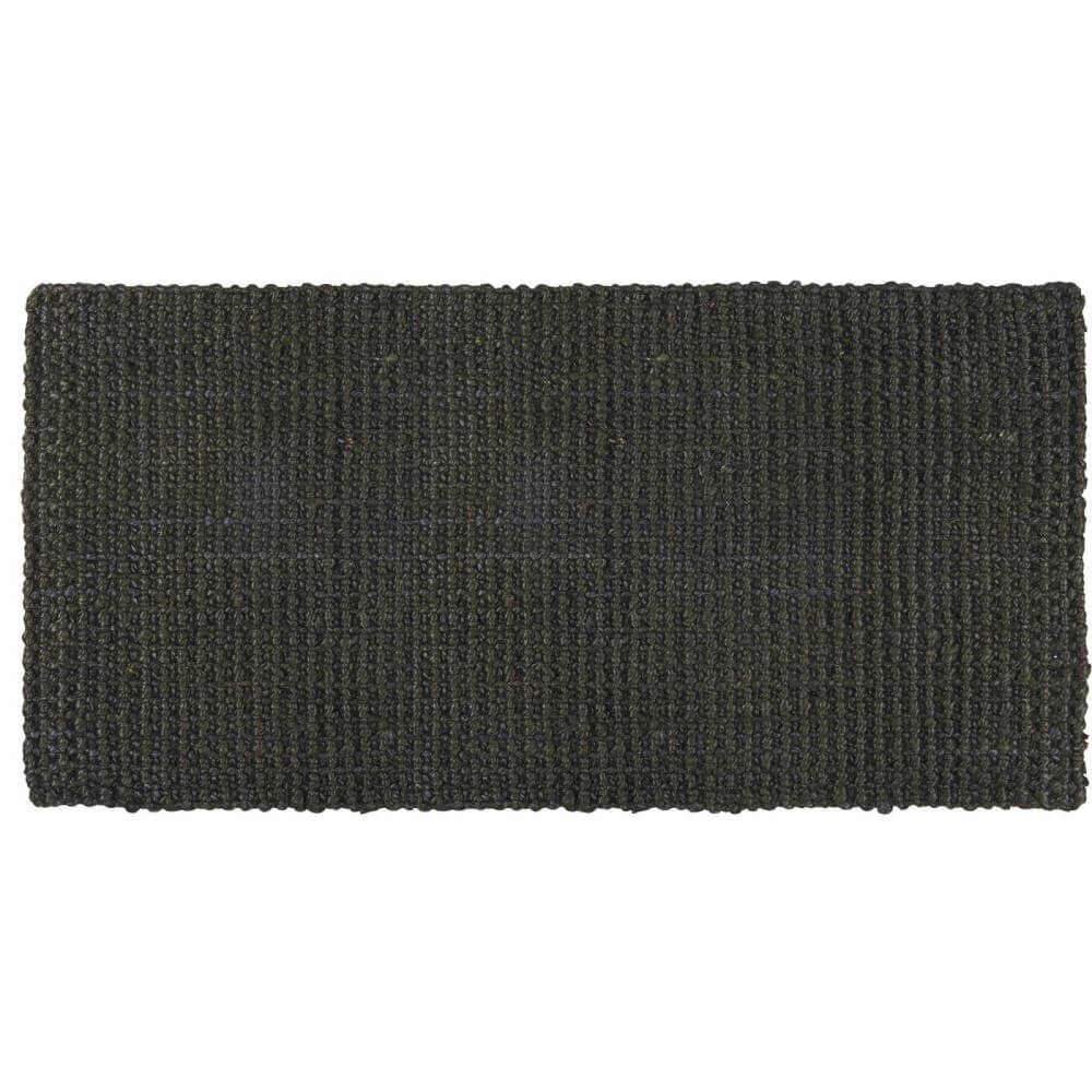 Türmatte Jute Schwarz