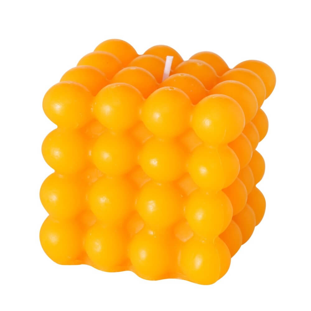 Kerze Bubble Orange