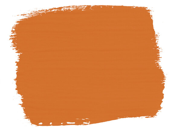 Farbmuster Barcelona Orange Annie Sloan Chalk Paint