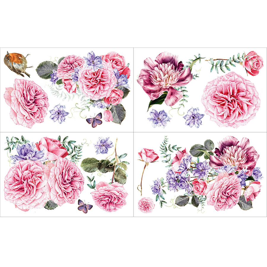 Dekor Transferfolie Le Bouquet