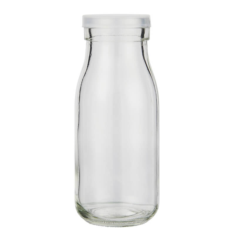 Glasflasche mit Plastikdeckel 250ml