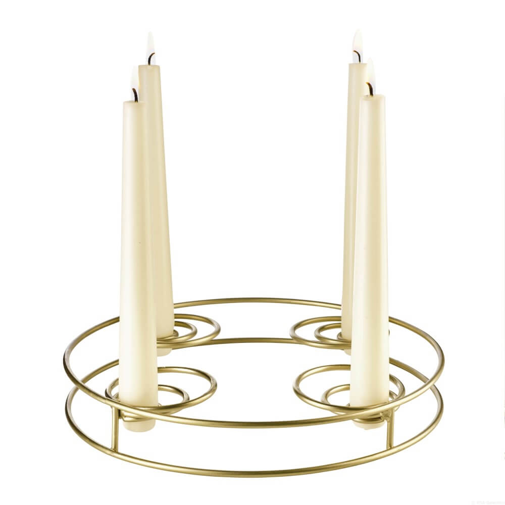 Kerzenständer Multifunktional Gold