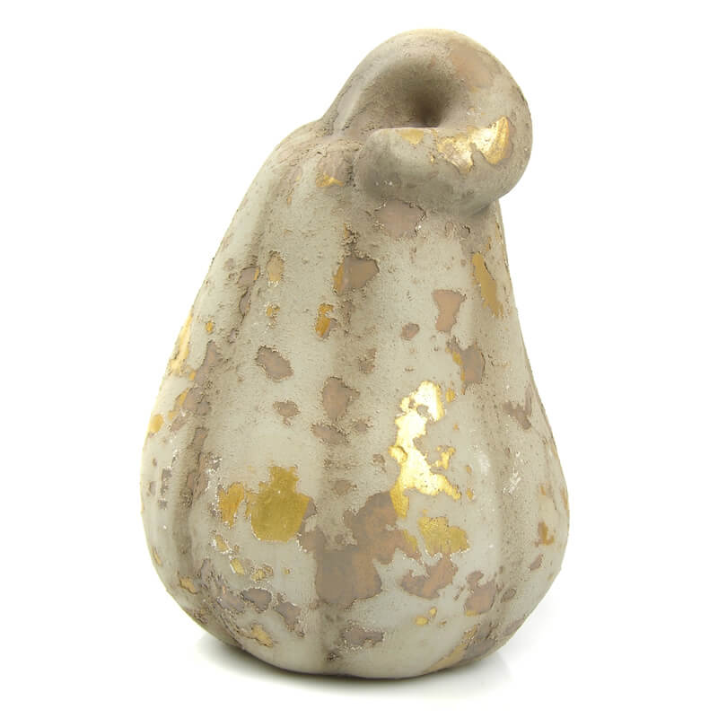 Deko Kürbis Mabou Gold Hoch