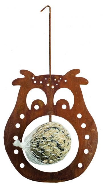 Rosteisen Eule mit Meisenknödel