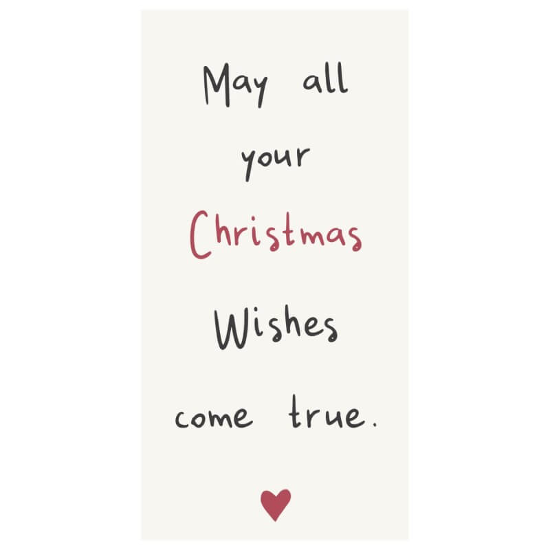 Papierserviette Christmas Wishes