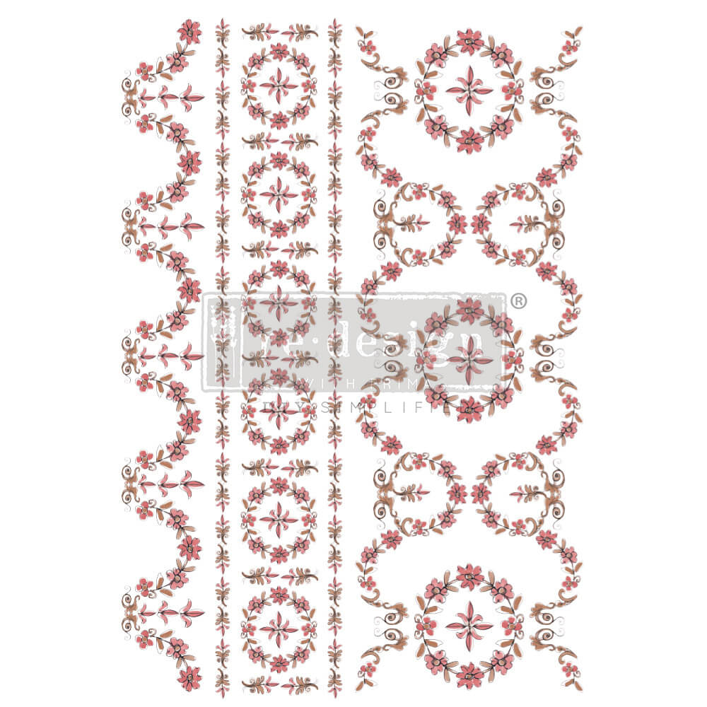 Dekor Transferfolie Flower Garland