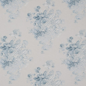 Stoff Faded Roses Duck Egg