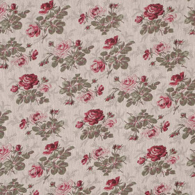 Stoff Dolores Rosen Burgund
