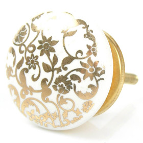 Möbelknopf Barock Gold